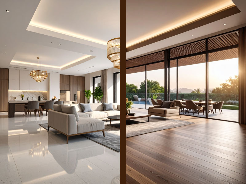 Micro Cement or HERF Flooring