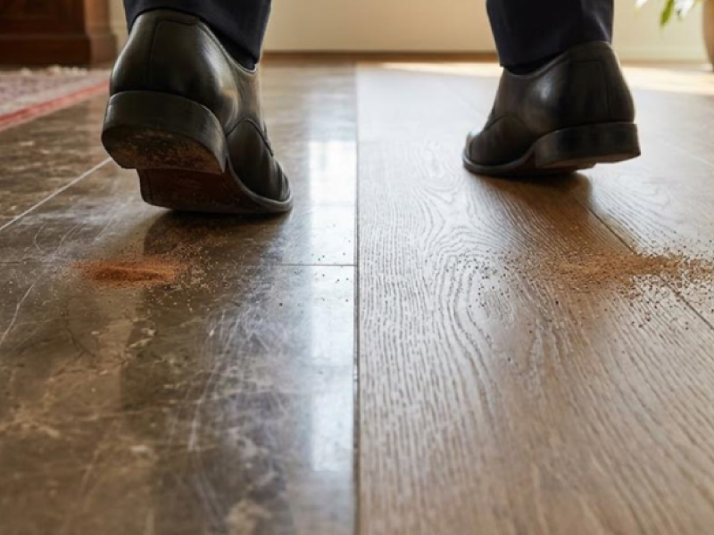 Sand Abrasion and the Death of Gloss Floors