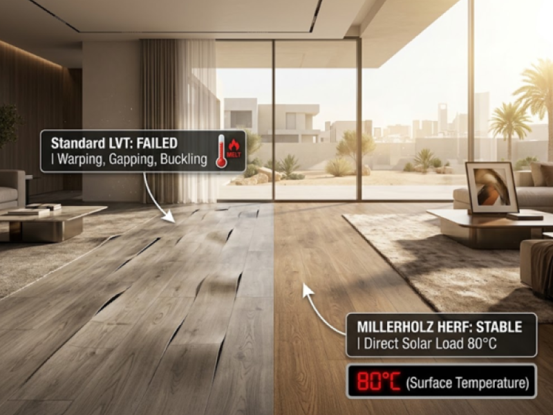 Why Standard Luxury Vinyl Fails Riyadhs Solar Stress Test